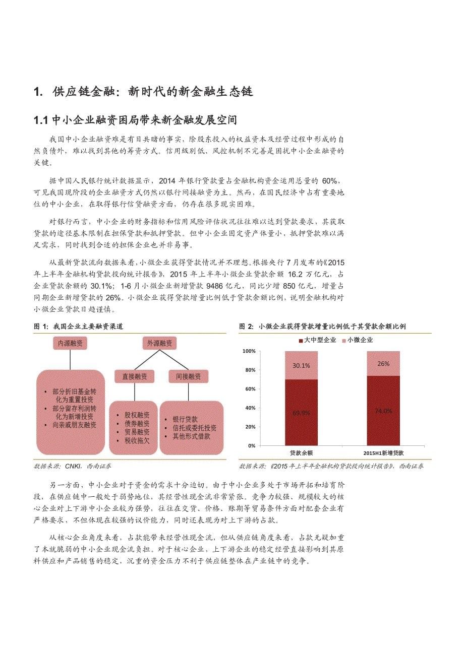 供应链金融行业专题报告之一：供应链金融，给中小企业融资留一扇窗_第5页