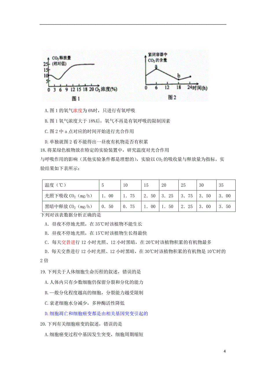 江苏省包场高级中学2017-2018学年高二生物5月月考试题_第4页