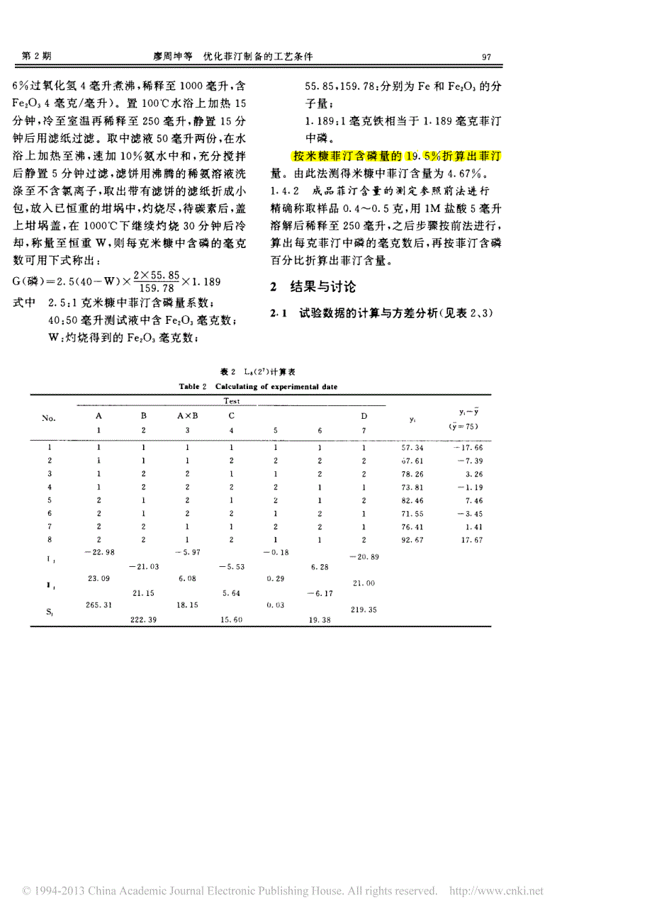 优化菲汀制备的工艺条件_第2页