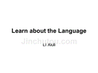 learnaboutthelanguage-themepresentation2010-09(1)