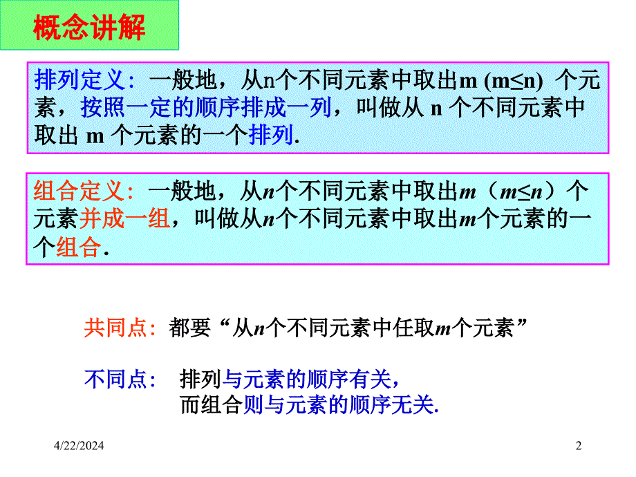 排列组合问题的几种基本方法zonghe_第2页