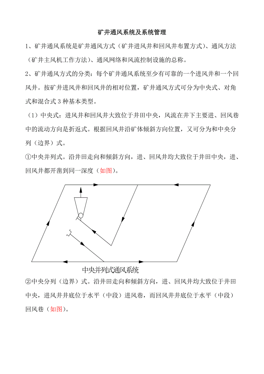 比较详细的矿井通风设计_第1页