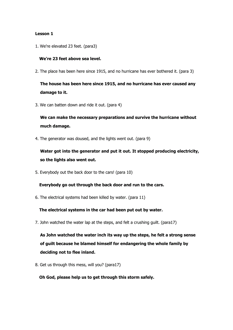 高级英语第二册1----4课课后答案_第3页