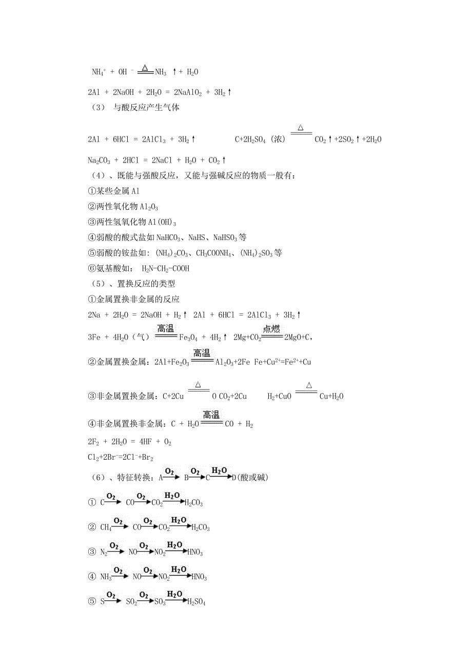 高考专题复习-无机推断_第5页