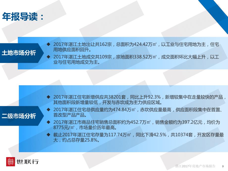 20180112-2017年湛江市房地产市场报告_第3页