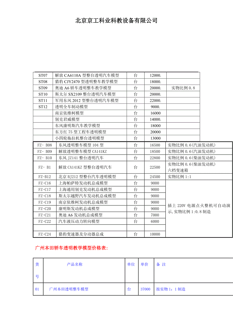 汽车教学设备2出厂_第2页