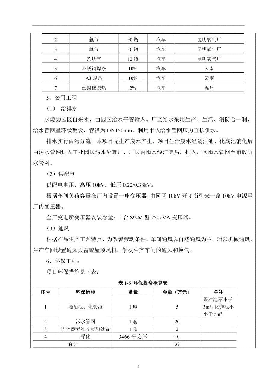 奥博斯轻工机械有限公司生产基地建设项目环评报告表_第5页