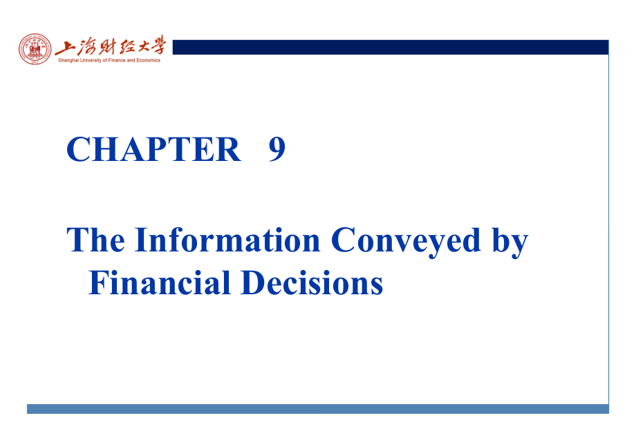 TheInformationConveyedbyFinancialDecisions_第1页