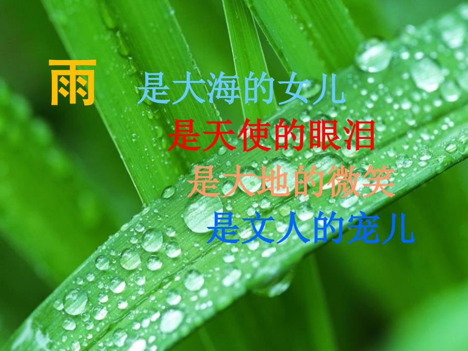人教初中语文七上雨的四季刘湛秋课件_第1页