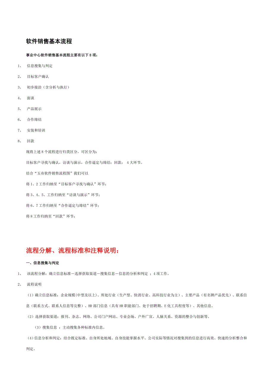 软件销售基本流程_第1页