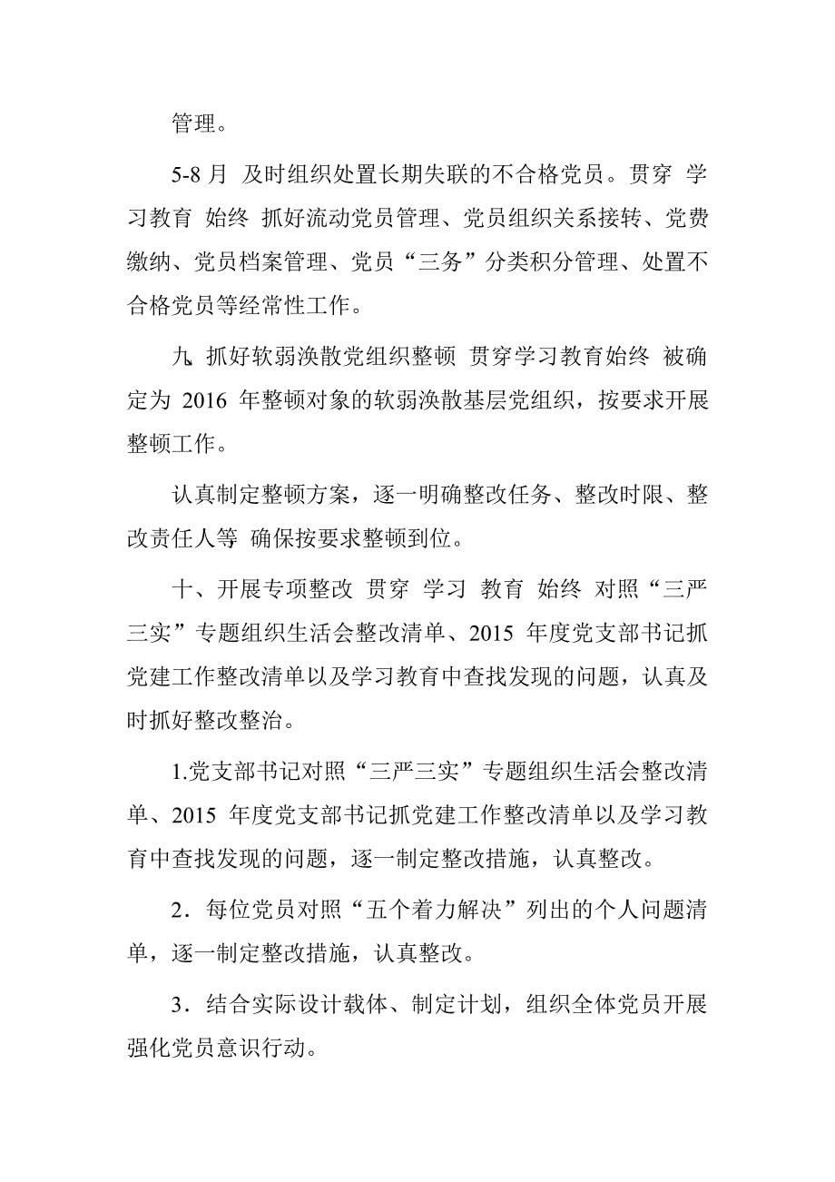 支部班子两学一做整改问题清单.doc_第5页