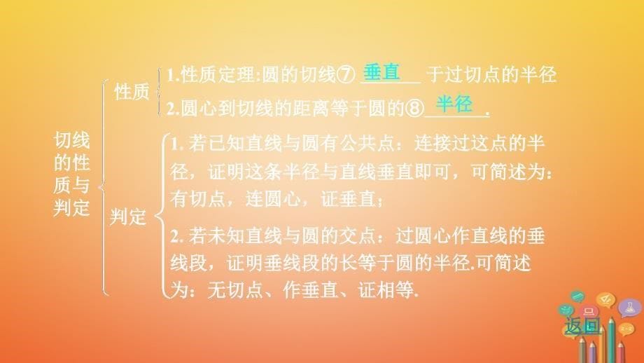 重庆市2018年中考数学一轮复习第六章圆第2节点直线与圆的位置关系课件_第5页