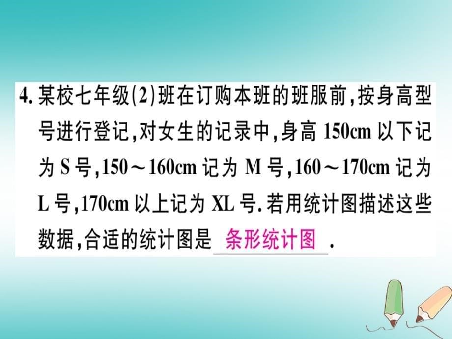 2018年秋七年级数学上册第六章数据的收集与整理6.4统计图的选择第1课时统计图的选择课件（新版）北师大版_第5页