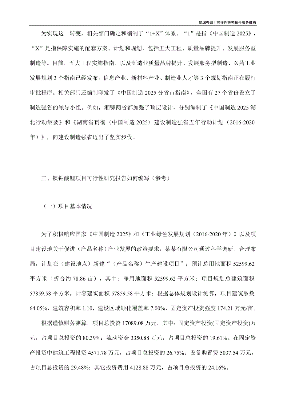 镍钴酸锂项目可行性研究部如何编写_第2页