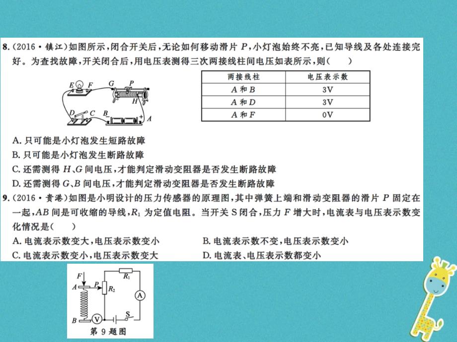 2018年九年级物理上册期末检测习题课件（新版）苏科版_第4页