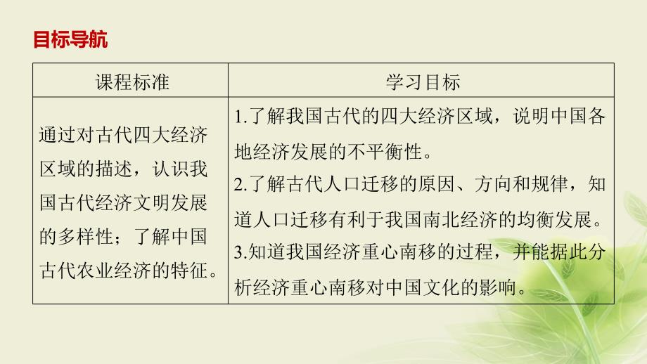 2017-2018学年度高中历史第一单元中国古代的农耕经济第3课区域经济和重心的南移课件岳麓版必修2_第2页