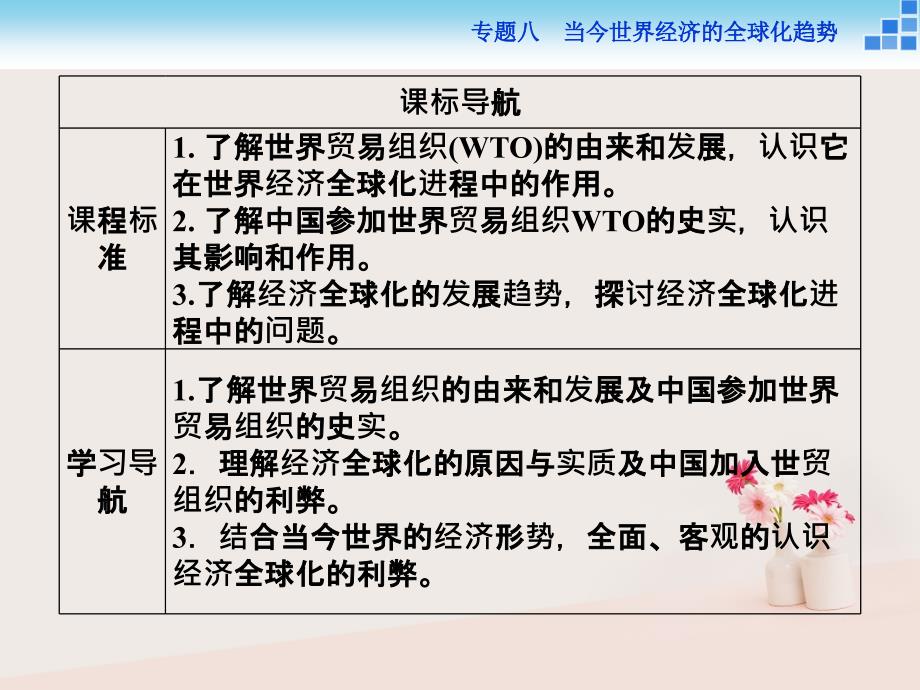 2017_2018高中历史专题八当今世界经济的全球化趋势三经济全球化的世界课件人民版必修_第3页