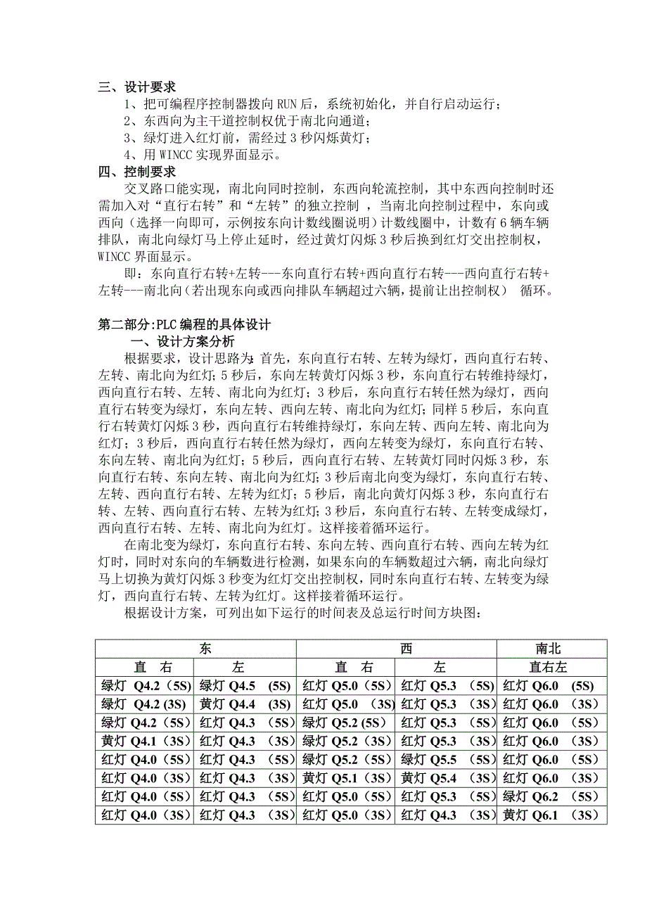 交通灯课程设计报告plc(最新)_第4页