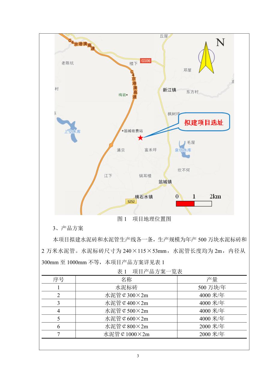 年产500万块水泥标砖和2万米水泥管项目环境影响报告表_第4页