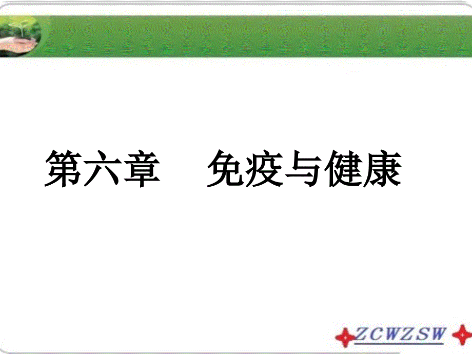 济南版七年级下册（新）第三单元第六章《免疫与健康》课件_第1页