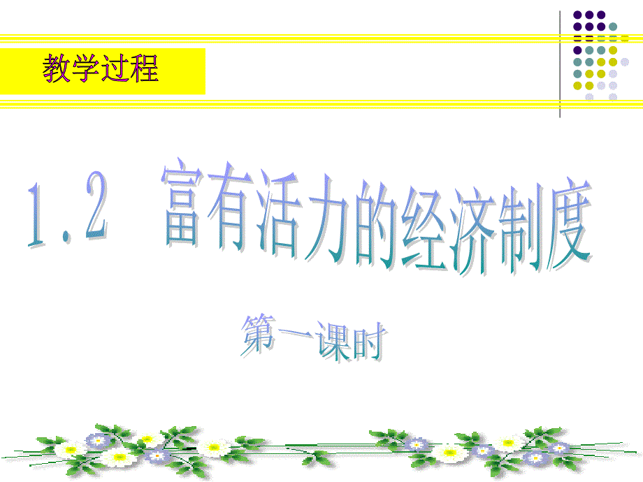 《富有活力的经济制度课件》初中思想品德粤教版九年级全一册_2_第3页