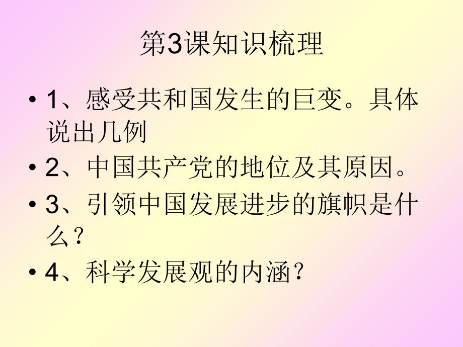 鲁教版九年级思想品德第二单元复习课件_第2页