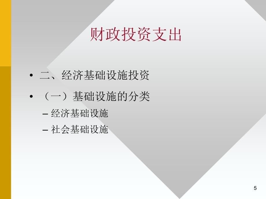 财政学第六章财政投资支出和社会保障支出_第5页