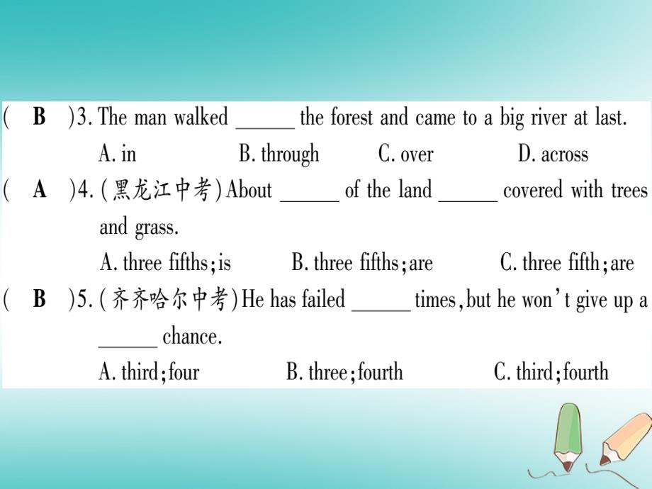 广西北部湾经济区2018秋九年级英语下册module1travelunit3languageinuse习题课件新版外研版_第3页