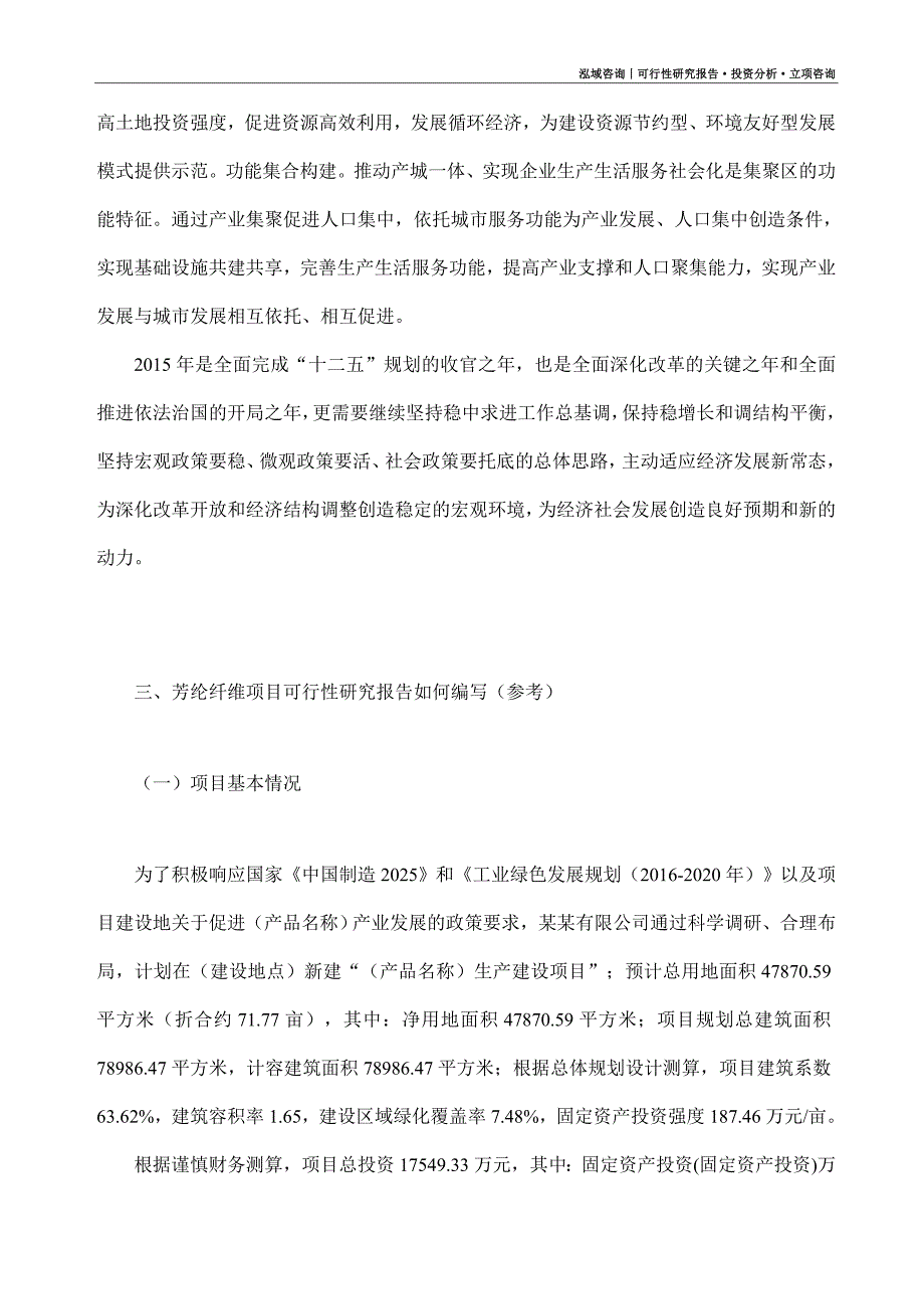 芳纶纤维项目可行性研究报告（模板大纲及重点分析）_第2页