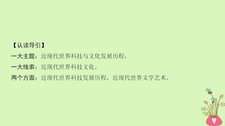 2019版高考历史一轮复习第16单元近现代世界的科技与文艺单元高效整合课件北师大版_第4页