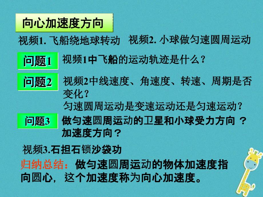 湖南省中方县高中物理第五章曲线运动5.5向心加速度2课件新人教版必修2_第2页