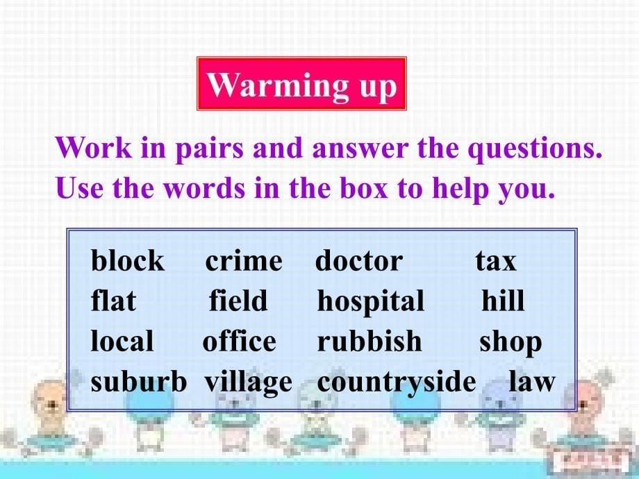 九年级上册英语课件：Module11PopulationUnit2Itwasaquietcountryvillage_第5页