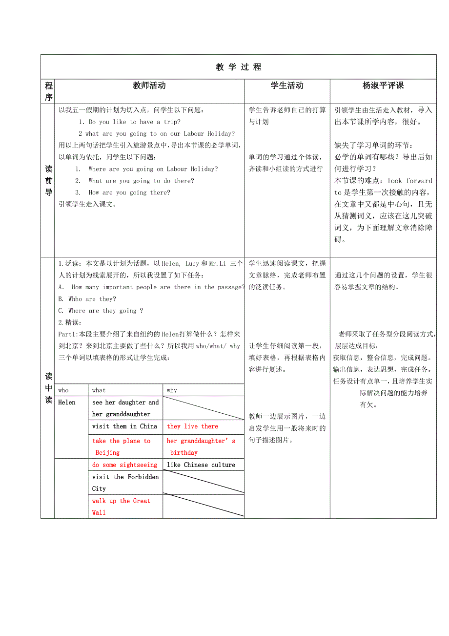 初中英语《WearegoingtowalkuptheGreatWall》_第3页