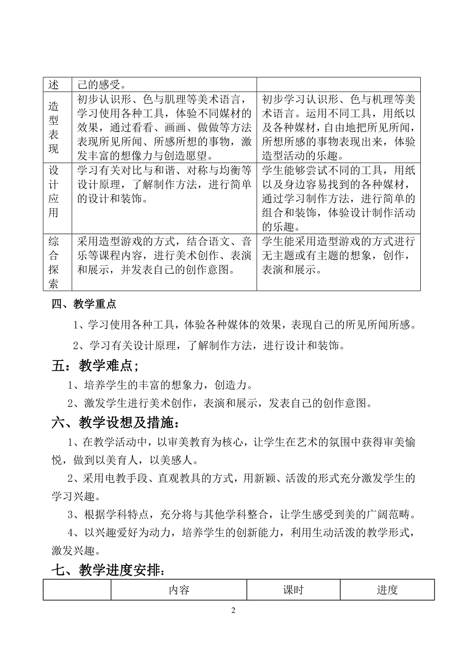 小学五年级上册美术教案全册_第2页