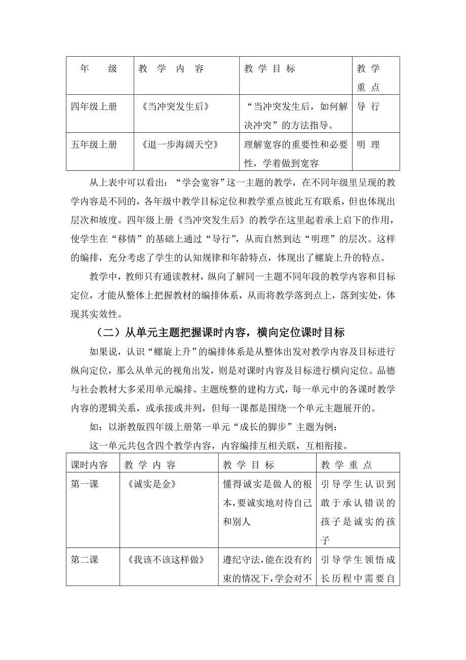 小学品德论文：谈《品德与社会》中同主题教材的教学_第2页