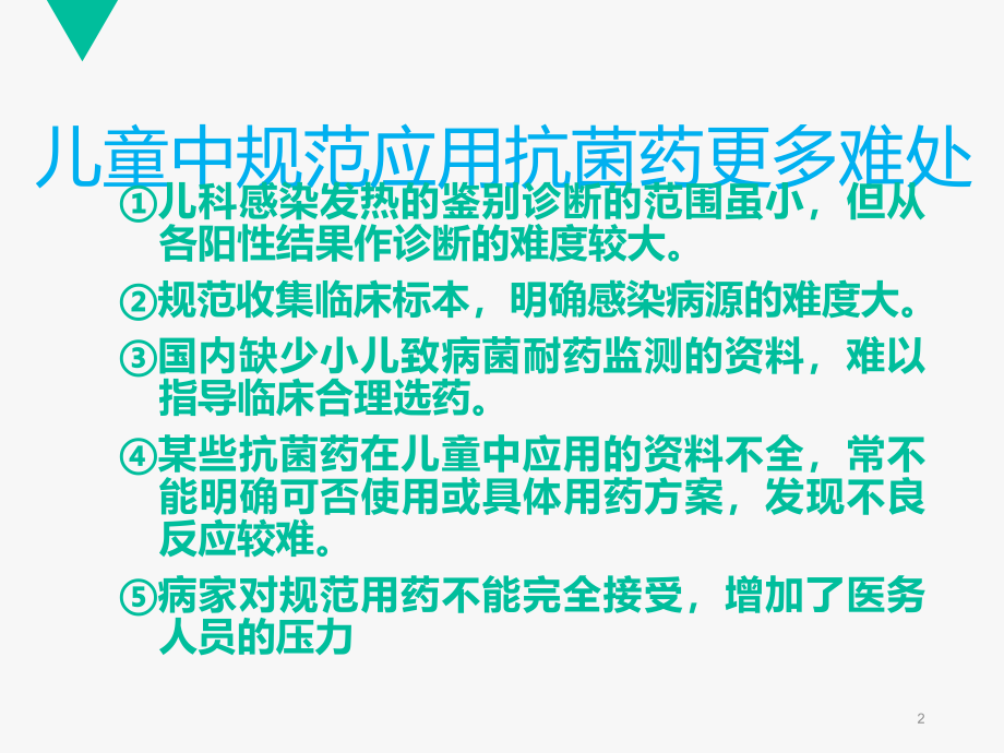 抗菌药在儿童中的合理应用ppt课件_第2页