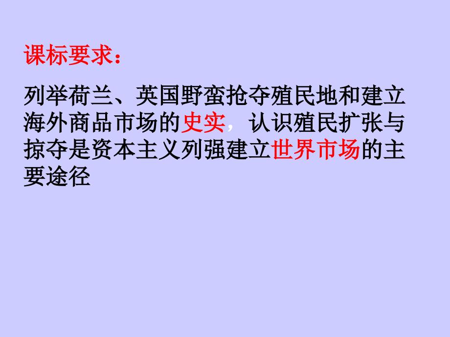 高中历史必修二《殖民扩张与世界市场的拓展》课件_第3页