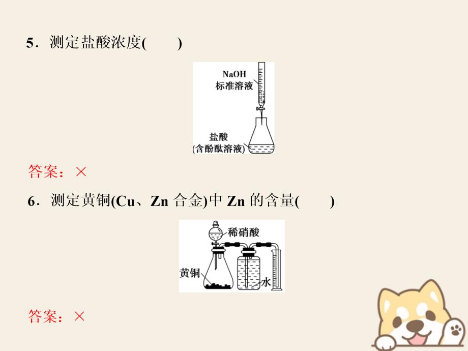 2019版高考化学一轮复习第十章化学实验排查落实练十课件_第4页