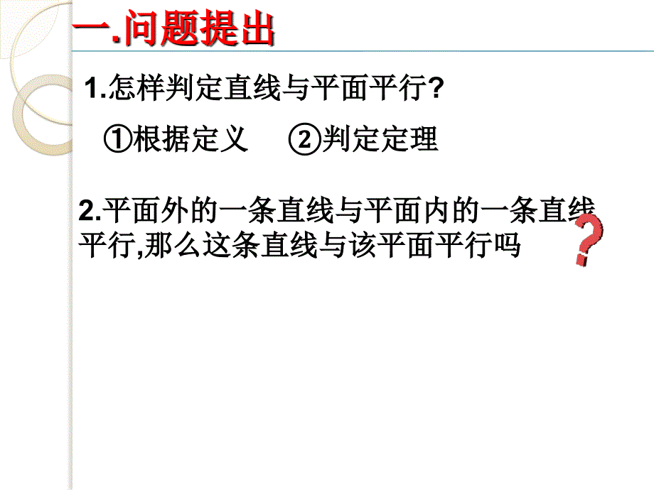 高中数学课件《直线与平面平行的性质》_第2页