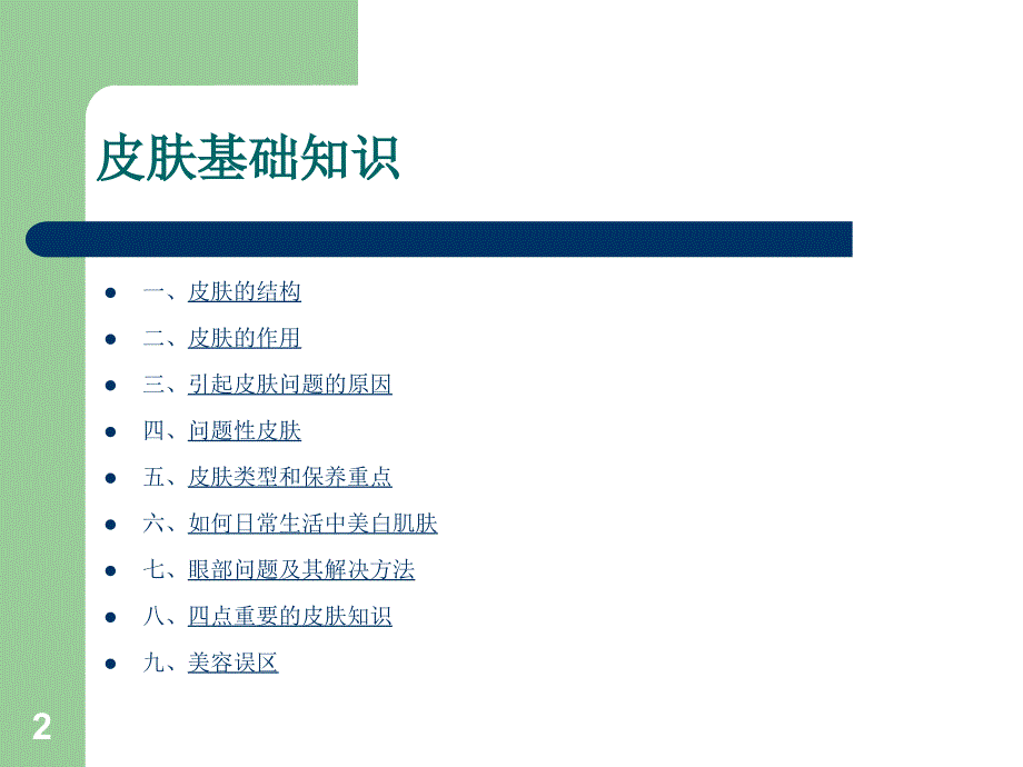 皮肤护理基础知识PPT课件_第2页