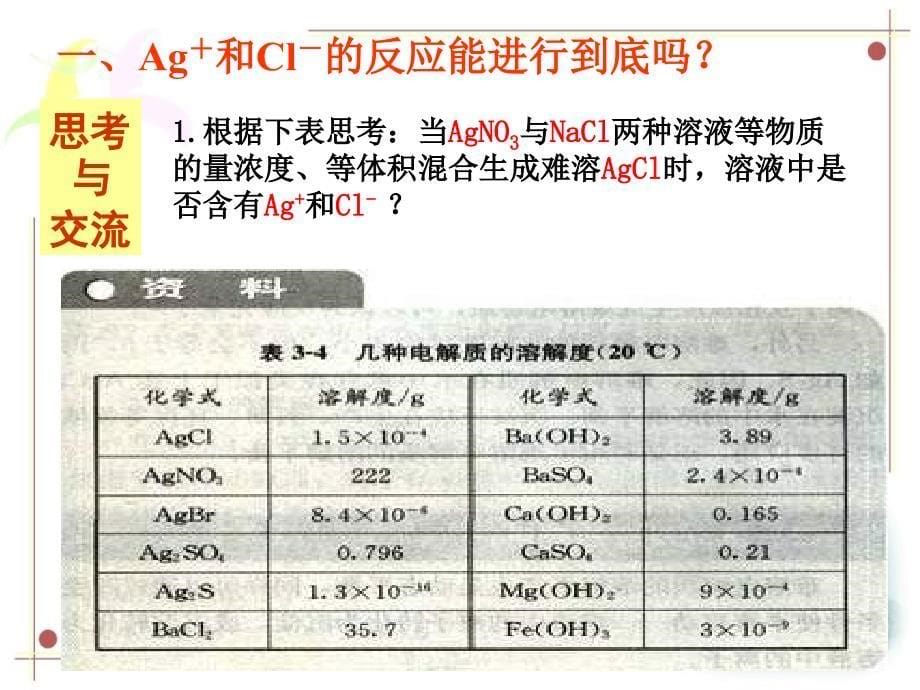 高中化学《难溶电解质的溶解平衡》教学设计_第5页