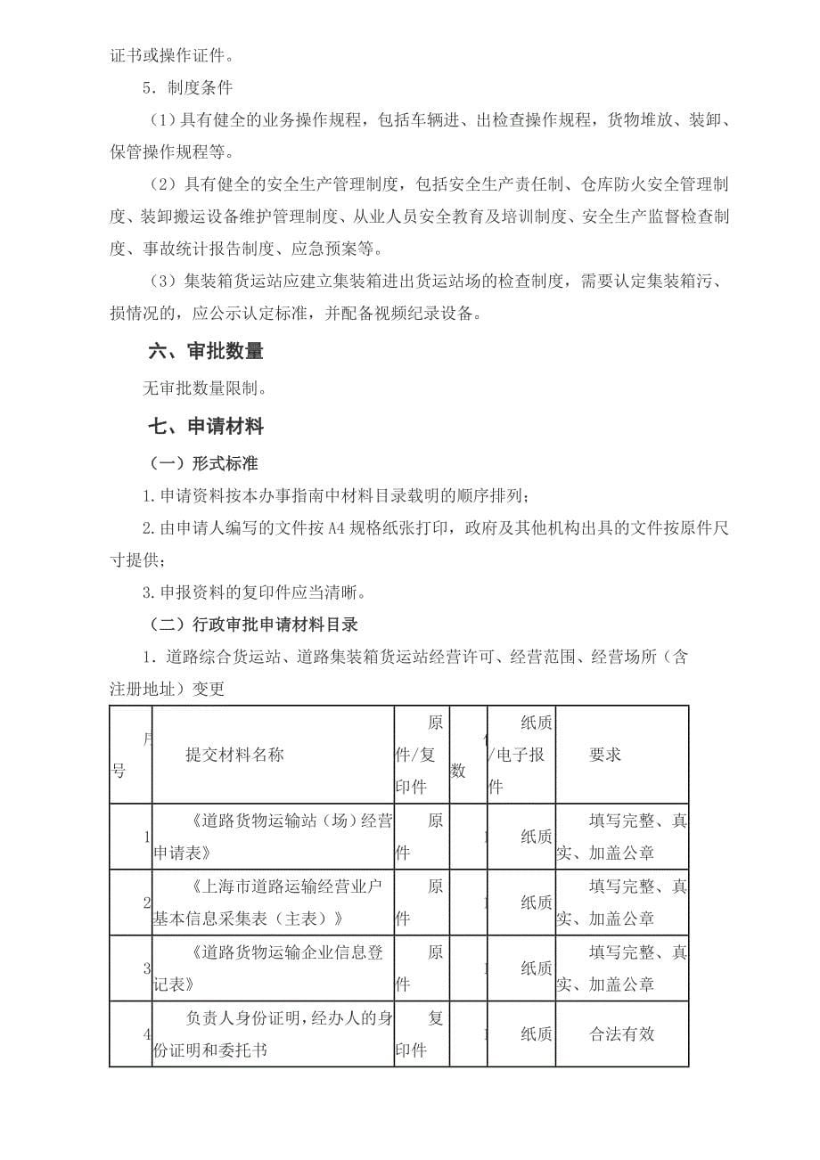 道路货物运输站场经营许可办事_第5页