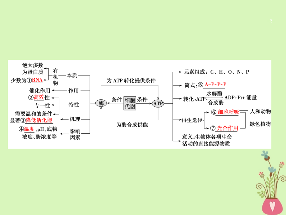 2018版高考生物二轮复习第一部分专题三细胞内的atp与酶课件新人教版_第2页