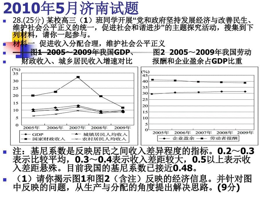 高三思想政治三年高考试题分析二_第5页