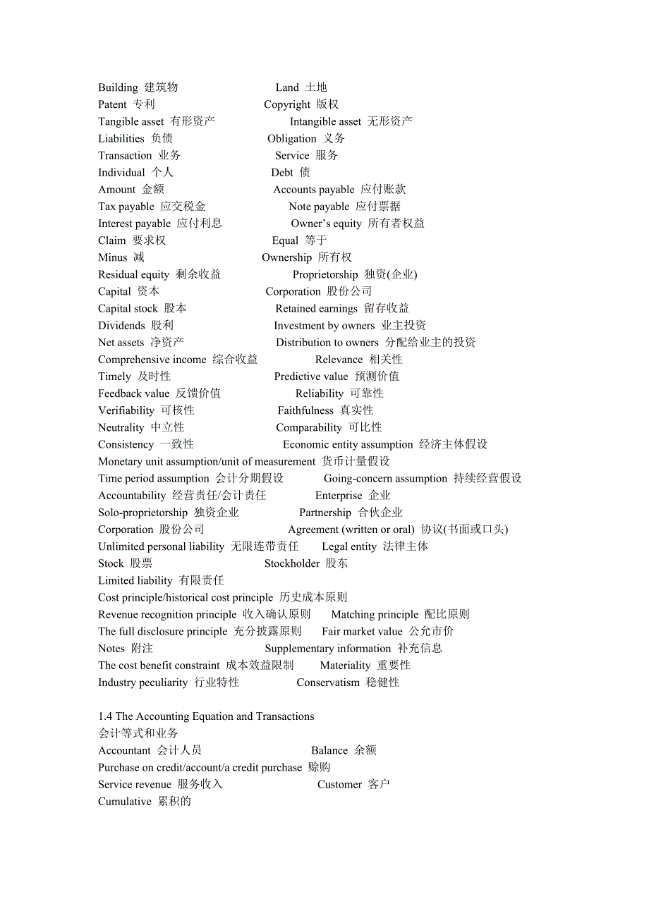 会计词汇中英文汇编大全_第2页