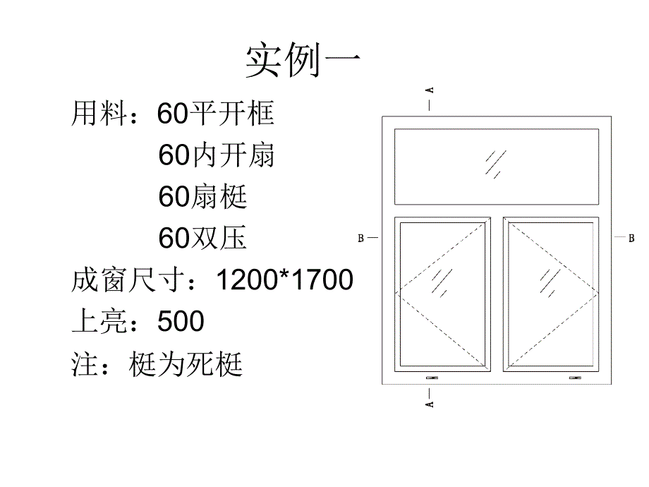 铝合金门窗下料计算_第4页