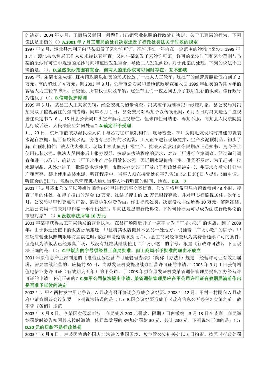 2016年行政执法考试题_第5页