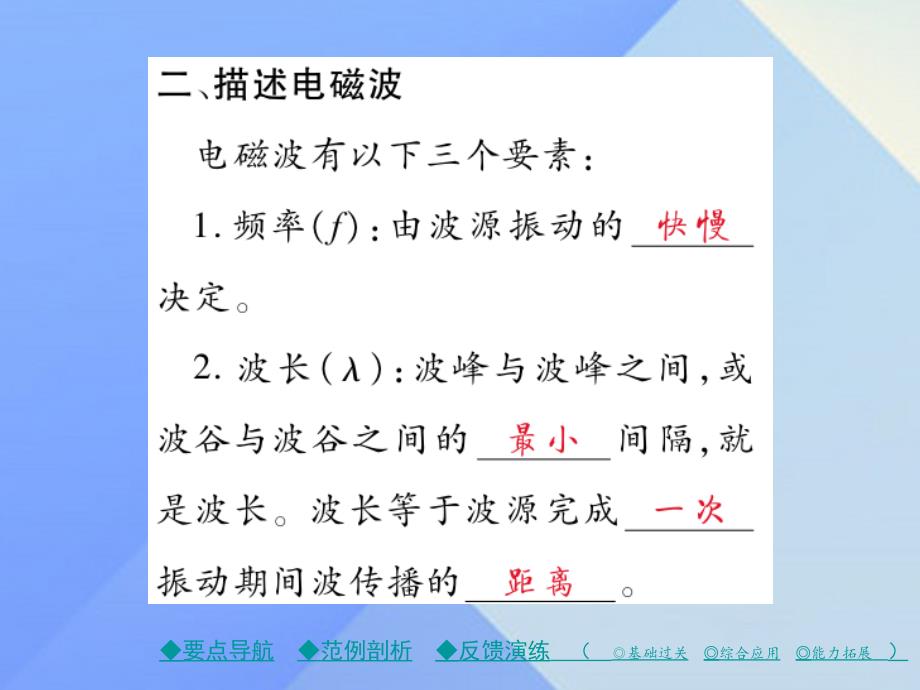 【巴蜀英才】2016年秋九年级物理下册 第10章 电磁波与信息技术 第1节 神奇的电磁波教学课件 （新版）教科版_第3页