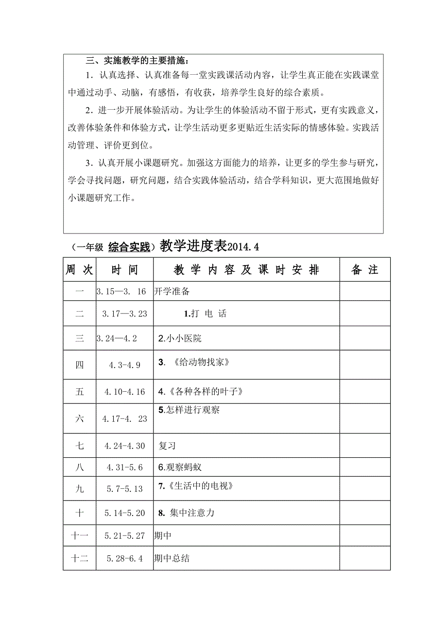 一年级综合实践下册电子教案[复习]_第2页