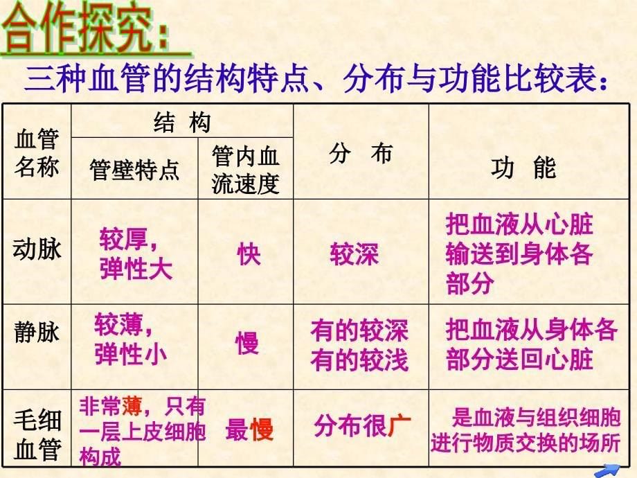 《第二节 人体的血液循环课件》初中生物苏教版七年级下册26769_第5页